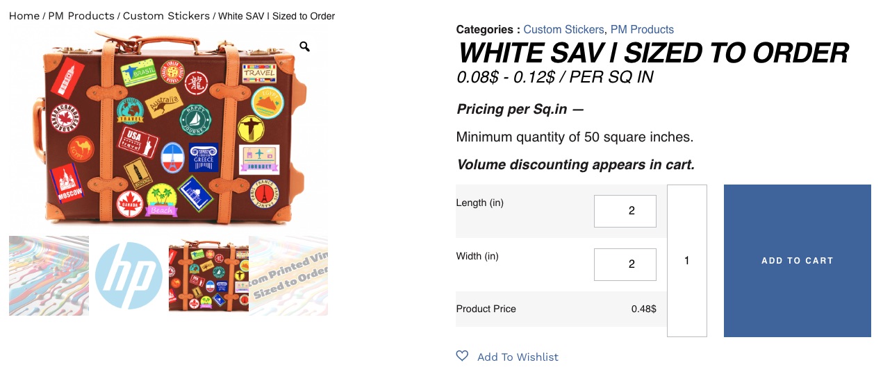 WHITE SAV | SIZED TO ORDER