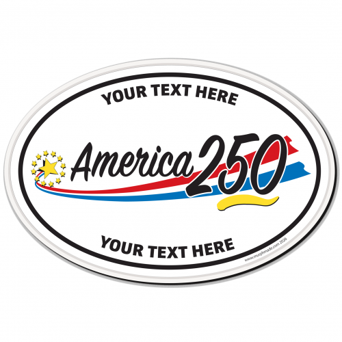 Oval Regional 250th ID Stickers — Personalized